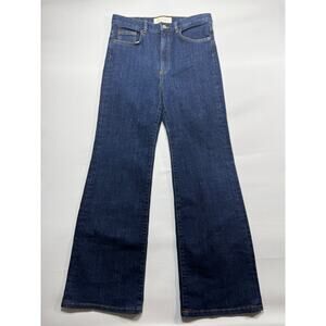 Jeanerica, Jeans & Co. Women's High Rise Wide Leg Denim Jeans - Sz 29x32 (30x29)